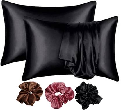 Espresso Satin Pillows Cover