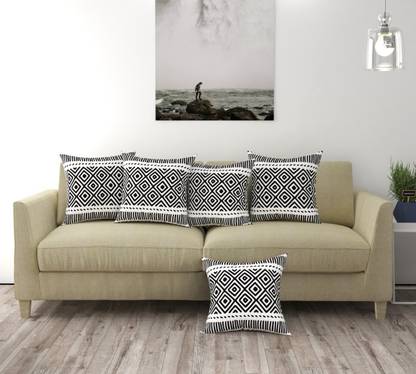 Trance Home Linen Cotton Cushions & Pillows Cover