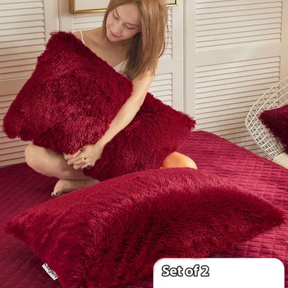 Cozyert Fur, Microfiber Pillows Cover