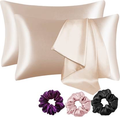 GLAVO Silk, Satin Pillows Cover