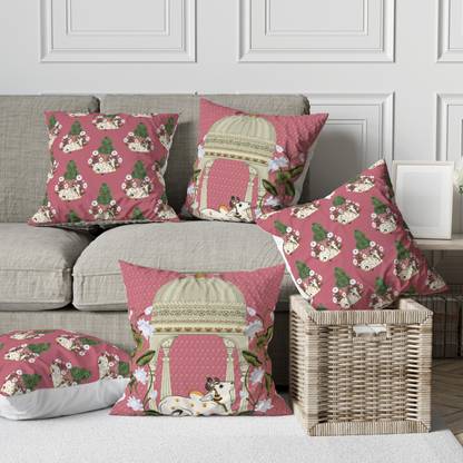 ASTITVA Silk Cushions Cover