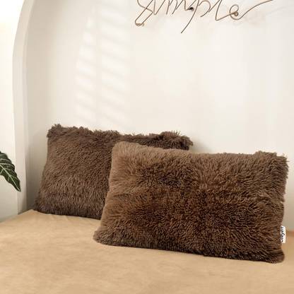 Cozyert Fur, Microfiber Pillows Cover