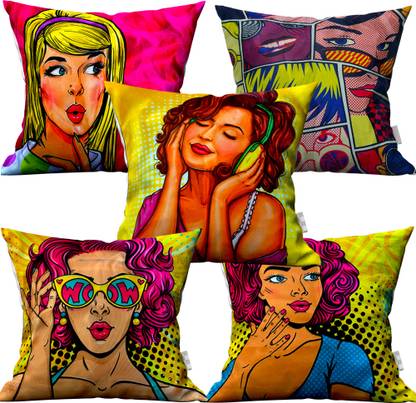 Crosmo Polyester Cushions Cover