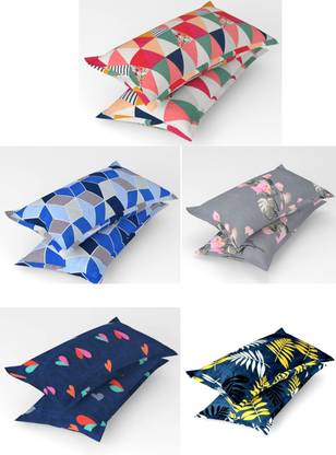 WUSA Cotton Pillows Cover