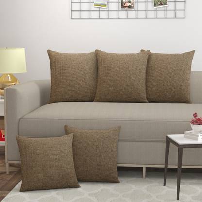 WiseHome Jute Cushions Cover