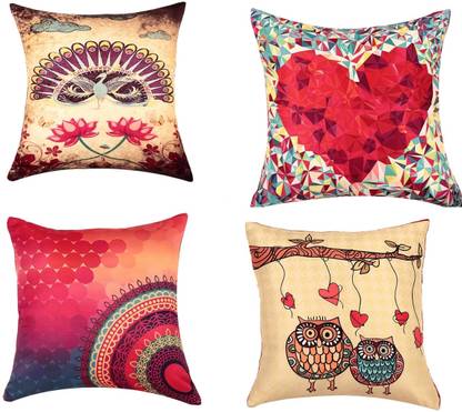 SEJ BY NISHA GUPTA Silk Cushions Cover