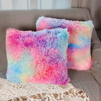 PICKKART Microfibre Cushion Pack of 2 Solid