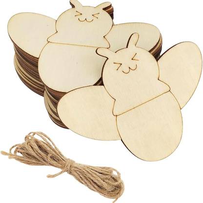 CLITHS Cliths Pack of 20 Wooden Firefly Cutouts Wooden Cut-outs