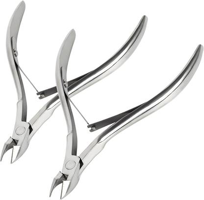 Gleevia Professional 2 Packs Nail Cuticle Trimmer Professional Cuticle Cutter Dual Ended Cuticle Pusher