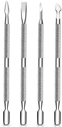 Gleevia Professional Cuticle Pusher Dual Side Sharp Edge Spoon Shaped Dual End Cuticle Pusher Remover Dual Ended Cuticle Pusher