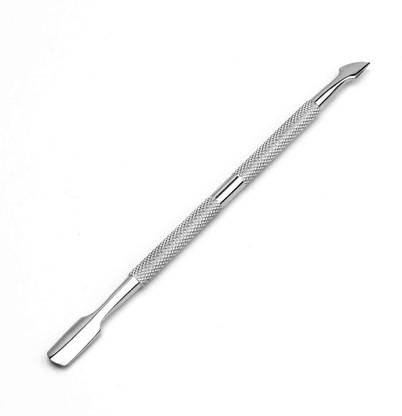 Gleevia Professional Sharp Double Headed Metal Stainless Steel Cuticle Nail Pusher Dual Ended Cuticle Pusher