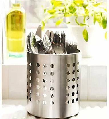KAVYACRASH Spoon Stand for Dining Table Fancy Stainless Steel Cutlery Holder Stainless Steel Cutlery Set