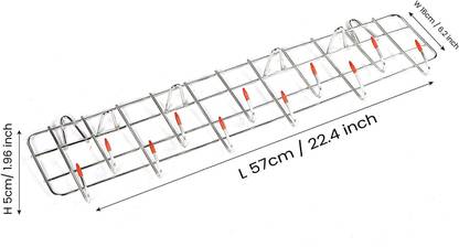 Jaga Empty Cutlery Holder Case  (Silver  Holds 11 Pieces)