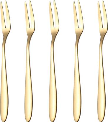 KitchEase Stainless Steel Fruit Fork, Dessert Fork Set