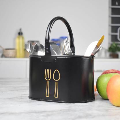 True Decor Empty Cutlery Holder Case