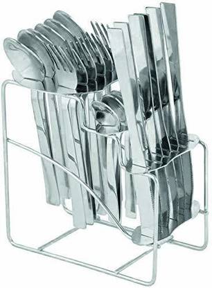 Parage Fantasy 25 pcs Cutlery set for dining table, Cutlery set with knife, Premium Stainless Steel Cutlery Set
