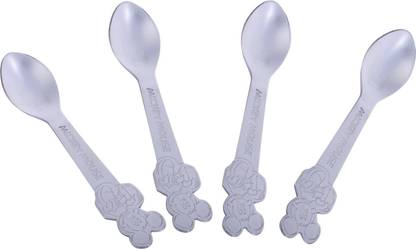 Homeish Mickey Mouse Stainless Steel Baby / Kids Feeding Spoons Stainless Steel Cutlery Set