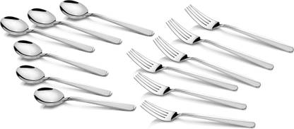 FnS Silk n Satin Stainless Steel Cutlery Set (Pack of 12)