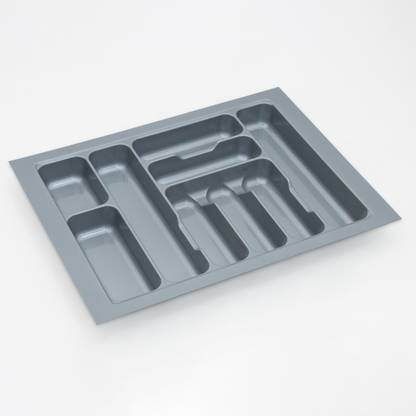 Plantex Cutlery Tray for Kitchen Drawer/Cutlery Organizer Tray/Drawer Tray- 25x18.5in Plastic Cutlery Set