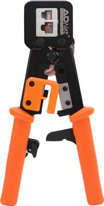 AD NET-POWER OF SPEED RJ45 Crimping Tool for Pass Through CONNECTORS CAT5, CAT6 TRIPLICATE TOOL Wire Cutter