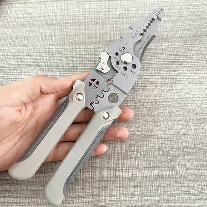 ambdded 9 in 1 Wire stripper and Cutte PowerStrip Pro Wire Stripping and Crimping Tool Wire Cutter