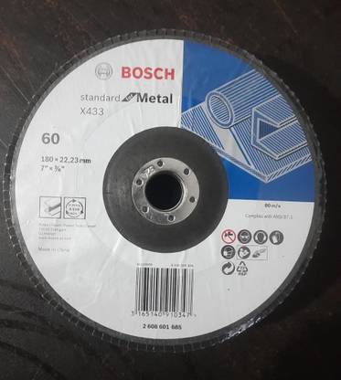 BOSCH Flap Disc Metal Metal Flap disc 180*22.23mm Metal Cutter