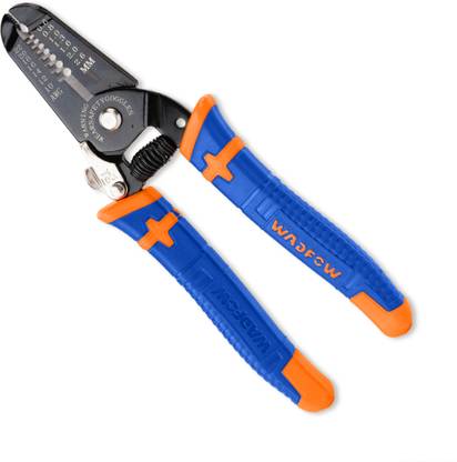 Wadfow 7" Wire Stripper with Wire Cutting and Wire Stripping Function, 180mm Wire Cutter
