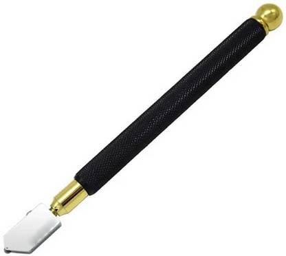 apex ecomm 1pc advance glass cutter Glass Cutting Oil Glass Cutter Pencil Style Oil Feed For Mineral Black/GoldenBlack Glass Cutter