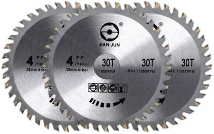 Gadariya King 3PCS 4"*30Teeth Ultra-thin Metal Saw Blade Wood Cutting Tool Accessories Wood Cutter