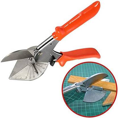 atozshop11 Adjustable 45 to 135 Degree Multi Angle Trim Cutter Multi-Function Trunking Scissors Gasket Shear for Cutting Soft Wood, Plastic, PVC Pipe Cutter
