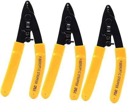 Optrotech Fiber Optical Stripper Plier High Precision Fiber Wire Cutter Stripper-Pack Of 3 Wire Cutter Wire Stripper & Wire Cutter Tool Wire Cutter