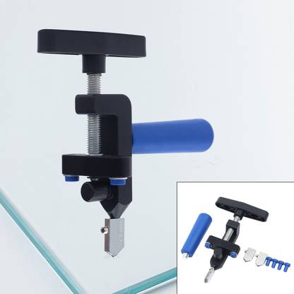 KAVYA TOOLS POWER 2 in 1 Professional Easy Glide Glass Tile Cutter Heads Ceramic Tile Glass Cutter Multi-function Glass Cut Glass Cutter