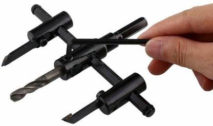 kts12 Adjustable Hole Saw Circle Cutter Drill Bit Tool Saw Round Cutting for Drywall Wood Wood Cutter