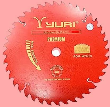 THS CIRCULAR CUTTER YURI CIRCULAR T.C.T SAW BLADE MULTICUTTER 14" *3.2 * 60T Pack Of 1pcs Wood Cutter