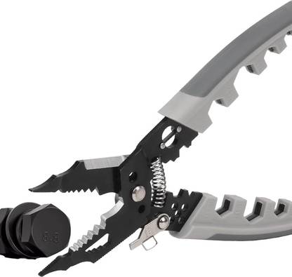 WUDEE Multi-Purpose Wire Stripper, High Performance Cable Stripper and Crimping Tool Groove Plier