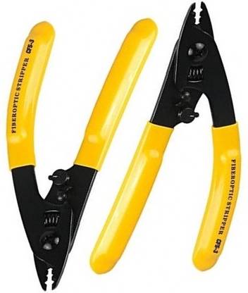 Corslet Optical Fiber Stripper 2 Pcs Fiber Optic Stripping 3 Holes Fiber Cable Stripper Fiber Optic Stripper Wire Cutter