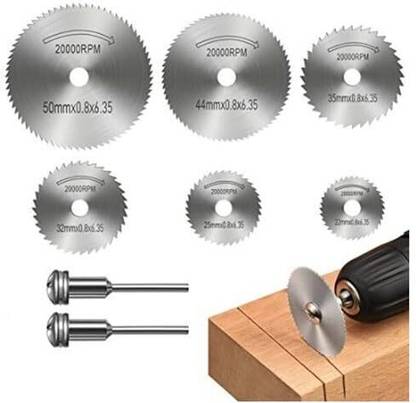 AS TOOL CENTER ,8Pcs HSS High Speed Steel Rotary Drill Saw exceed 20,000 rpm Rotary Bit Set