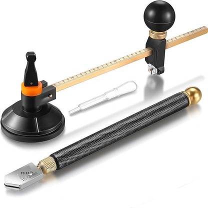 kts12 11.8 Inch/ 30 cm Adjustable Circular Glass Cutter (2PCS) Glass Cutter