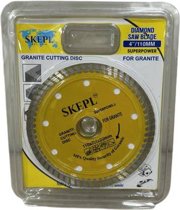 SKEPL Granite Cutting Disc 4 inch Diamond Saw Blade For Granite Tile Cutting Wheel Metal Cutter