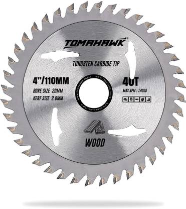 Tomahawk 4''40 Teeth with Max Speed 14000 RPM TCT Blade Wood Cutter