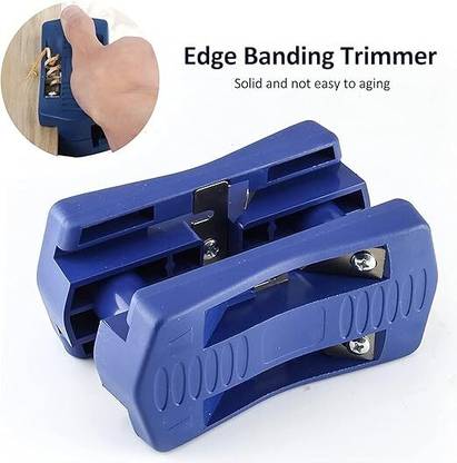 A TO Z TOOLS Edge Banding Trimmer Wood Manual Edge Trimmer Wood Edge Band Cutter Woodworking Tool Carpenter Wood Side Banding Tool Double Sided Trimming Effect Wood Cutter