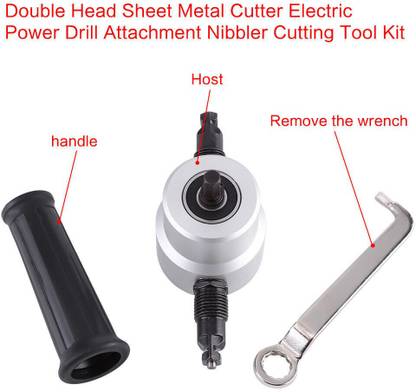 KAVYA TOOLS POWER nibbler attachment for cordless drill Head Sheet Metal Cutter Metal Cutter