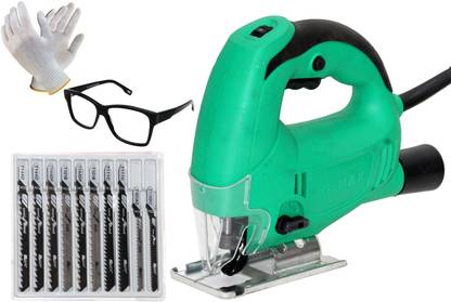Digital Craft Jig Saw Machine Corded-Electric Cutter Wood & Metal with Powerful , 710W Variable Speed Control Jigsaw with Adujustable Cutting Angel With Led Light New Glass Cutter