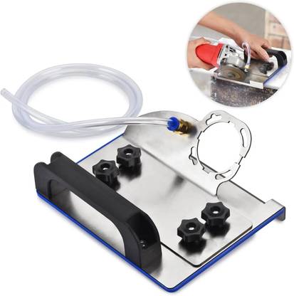 RetLeen 45 Degree Stainless Steel Tile Chamfering Tool for 100-Type Angle Grinder | Adjustable 45 Degree Angle Cutting Frame for Tiles, Stone, Marble & Granite Wood Cutter