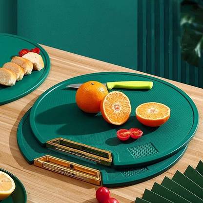 Roscoe Circle Double-Sided Chopping Board Antibacterial Chopping Plastic Cutting Board