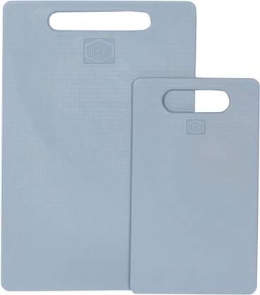 Gluman Chopping Board Big + Small Combo, Durable HDPE, Anti-Bacterial Polypropylene Cutting Board