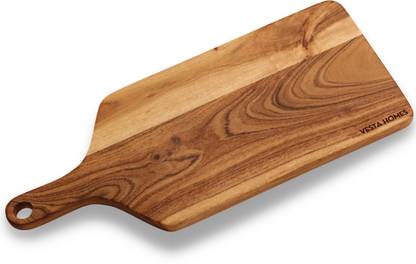 Vesta Homes Mika Acacia Wood Serving Board / Chopping Board | Handcrafted | MADE IN INDIA Wooden Cutting Board