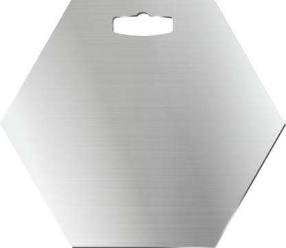 Jaypee Plus Kitchen-X Hexagon Multipurpose Twin Sided with Lip Chopping Kneading Baking Stainless Steel Cutting Board