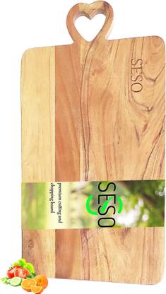 SESO Heart Shaped Handle Chopping Board Wooden Cutting Board