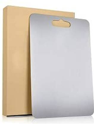 Puno Premium Stainless Steel Cutting Board For Perfect Chopping(size 21cm x 31cm) Stainless Steel Cutting Board